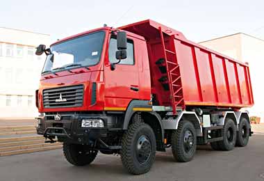 Полноприводный автомобиль-самосвал МАЗ-65262L