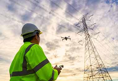 Минэнерго использует около 40 беспилотников для обследования воздушных линий электропередачи