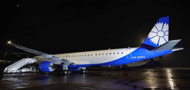Новый самолет Embraer E195-E2 для Белавиа прибыл в Минск