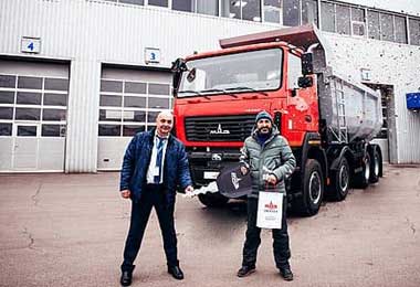 МАЗ продал в Украине тысячный грузовик с начала 2021 г