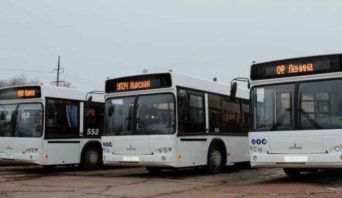 МАЗ поставил три городских автобуса для Михайловского ГОКа