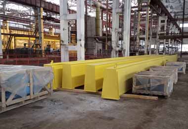 Амкодор-Онего получило первую партию мостовых кранов