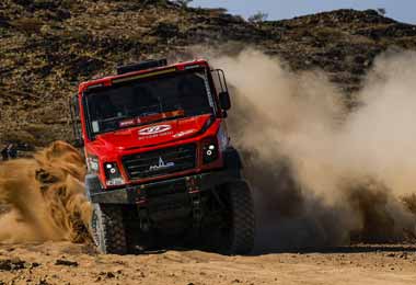 Дакар-2021: белорусский экипаж Сергея Вязовича занял 4-е место на первом этапе ралли-рейда