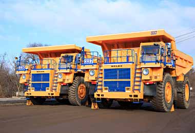 БелАЗ запустил в эксплуатацию два 130-тонных самосвала в Украине