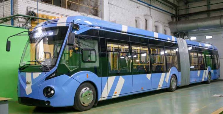 Белкоммунмаш завершил поставку сочлененных троллейбусов для Санкт-Петербурга