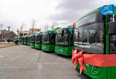 МАЗ поставил 18 новых автобусов в Южно-Сахалинск