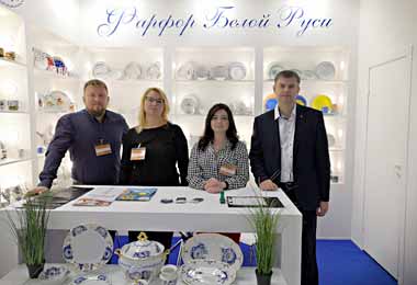 Добрушский фарфоровый завод представил свою продукцию на выставке HouseНold Expo