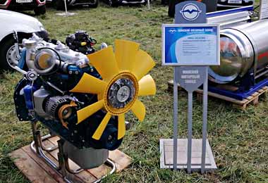 ММЗ представил модернизированный газовый двигатель на выставке в Татарстане
