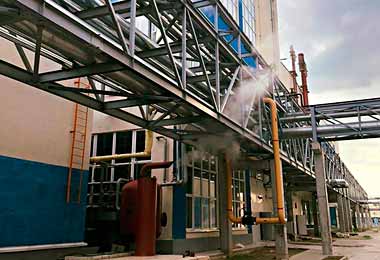 На строящейся ТЭЦ в Добруше осуществлен пуск парового котла 