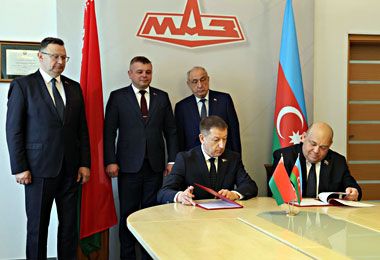 МАЗ поставит 100 машинокомплектов автотехники МАЗ-6312С5 Гянджинскому автозаводу