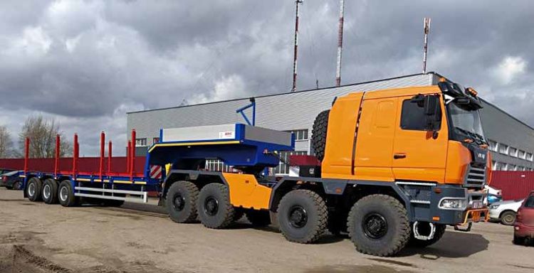 МЗКТ поставил новый седельный тягач для Белоруснефти