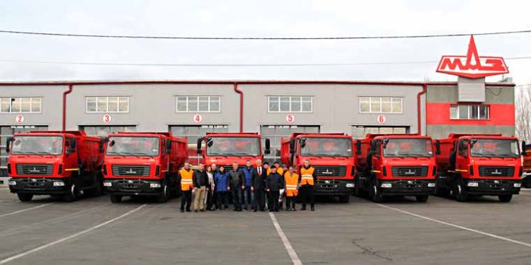 МАЗ поставил шесть грузовых автомобилей в Саратов