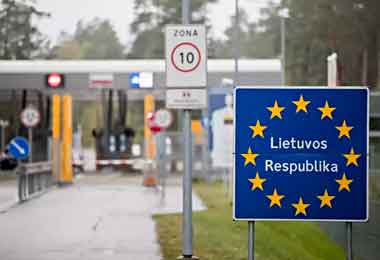 Госпогранкомитет фиксирует очереди автотранспорта только на въезд в Литву