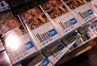 Литва отмечает значительный рост задерживаемых контрафактных сигарет из Беларуси