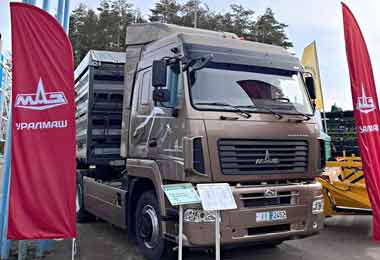 МАЗ представил свою технику на выставке в Уфе