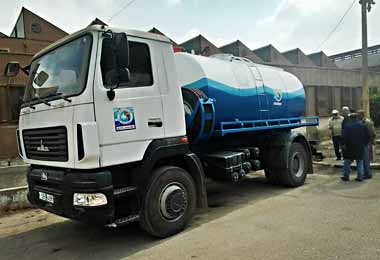 МАЗ запустил в Египте сборку автомобилей для откачки сточных вод