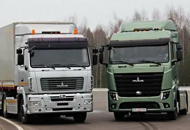 МАЗ снизил продажи новых грузовых автомобилей в России почти на 11% по итогам четырех месяцев 2026 года