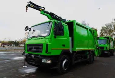 МАЗ выпустил первый супермусоровоз