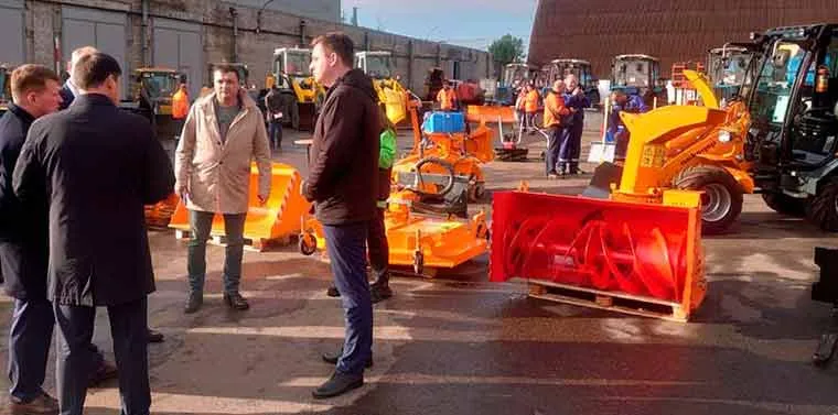 Амкодор провел презентацию своей техники в Санкт-Петербурге