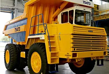 БелАЗ поставил три 45-тонных карьерных самосвала в Украину