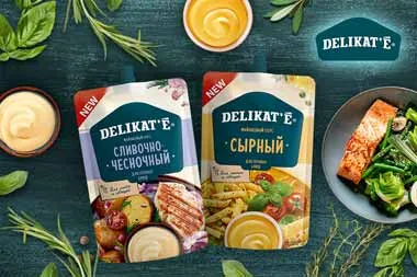 Новая линейка соусов DELIKAT’E