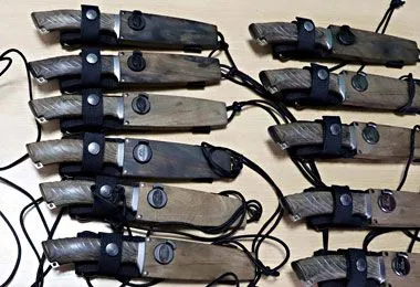 Незаконный ввоз клинкового холодного оружия пресечен белорусской таможней