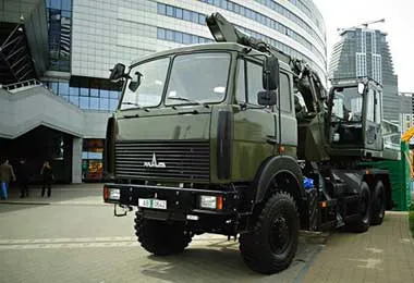 МАЗ представил новую автотехнику на выставке MILEX-2019