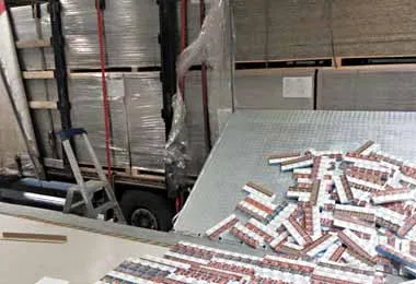 Латвийская таможня пресекла контрабанду белорусских сигарет на 1,5 млн евро