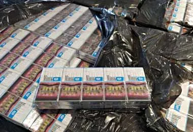 Практически все контрабандные сигареты в Литве производятся в Беларуси 