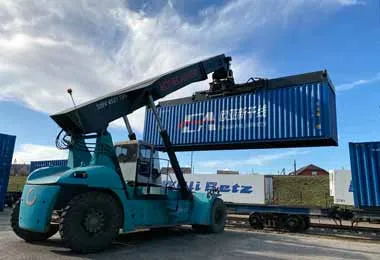 Белтаможсервис за первое полугодие 2020 г отправил в Китай девять контейнерных поездов