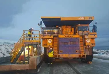 БелАЗ начал испытания самосвалов на газодизеле в Мурманской области