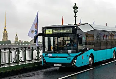 МАЗ поставит 99 электробусов модели МАЗ 303Е23 в Санкт-Петербург в 2025-2026 гг